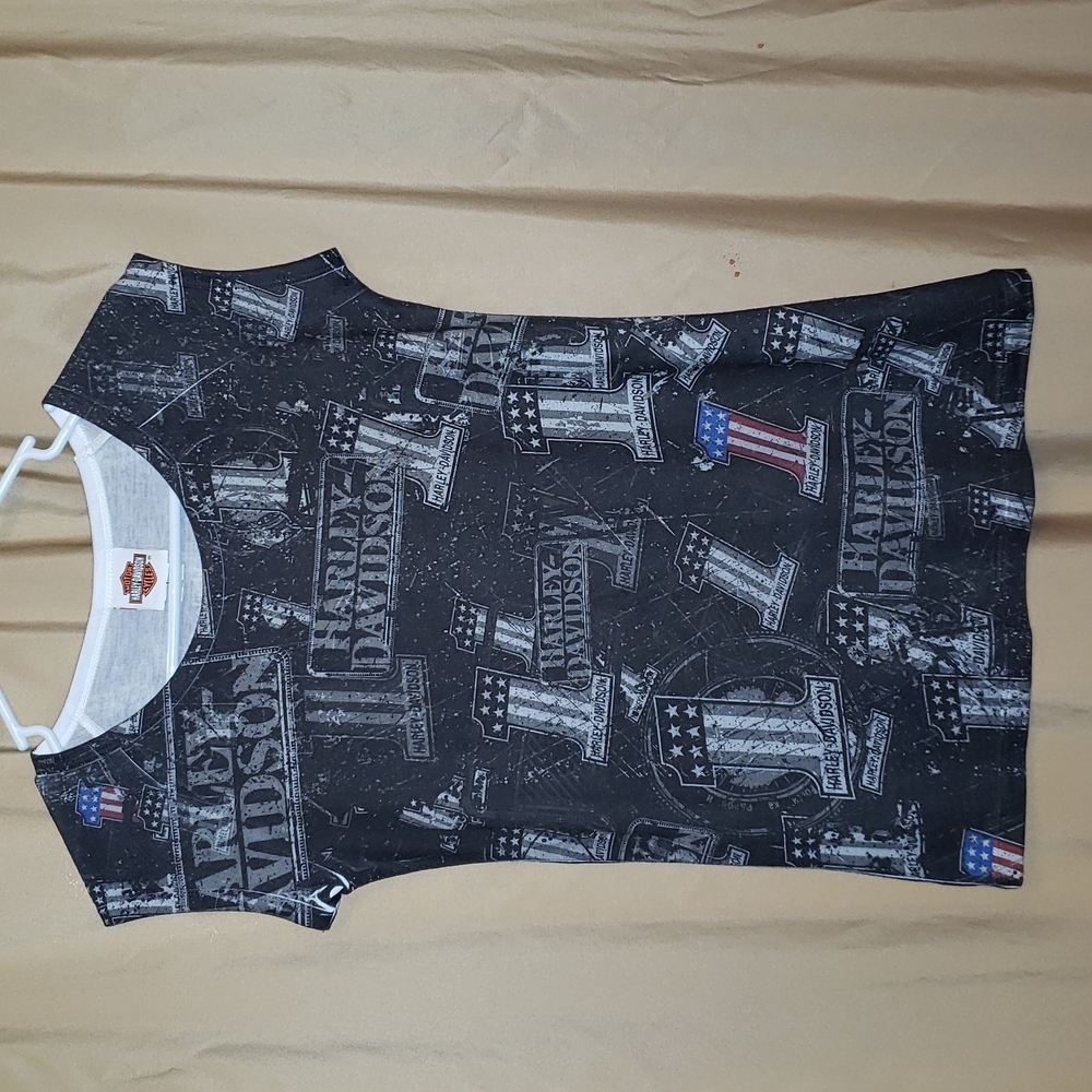 Harley Davidson cap sleeves t-shirt. Soft.